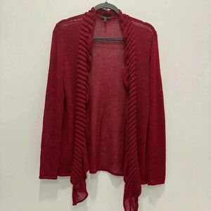 Eileen Fisher long sleeve open front cardigan petite M